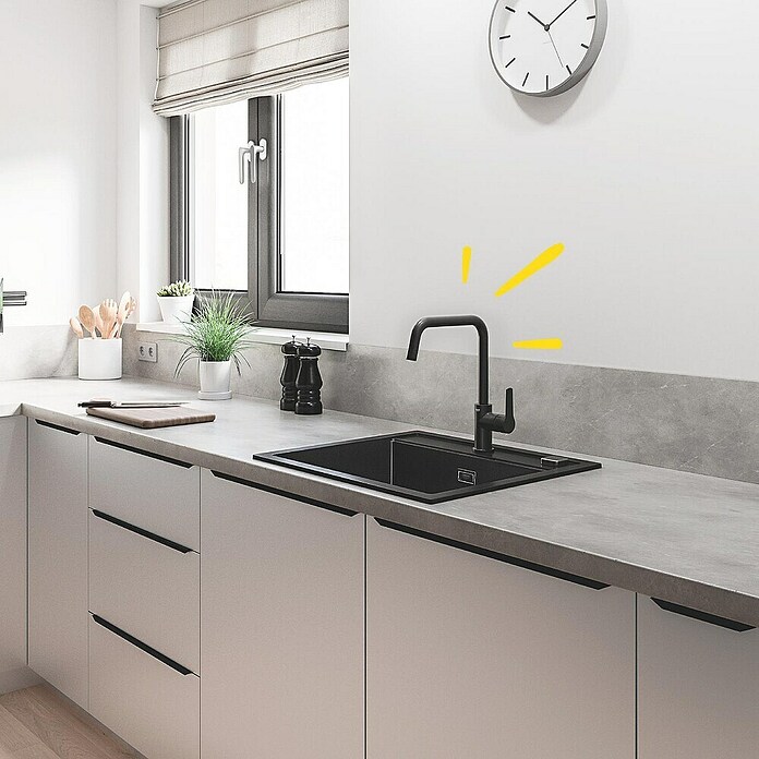 Grohe Start Slavina za sudoper  (Dužina do izljeva slavine: 228 mm, Mat) | BAUHAUS