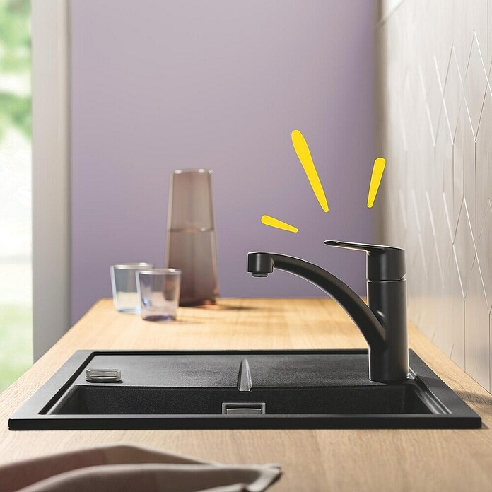 Grohe QuickFix Start Slavina za sudoper  (Dužina do izljeva slavine: 227 mm, Područje zakretanja: 140 °) | BAUHAUS