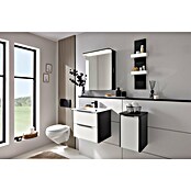 Camargue Marea Badregal (25 x 10,2 x 80 cm, Anthrazit/Weiß) | BAUHAUS