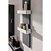 Camargue Marea Badregal (25 x 10,2 x 80 cm, Anthrazit/Weiß) | BAUHAUS