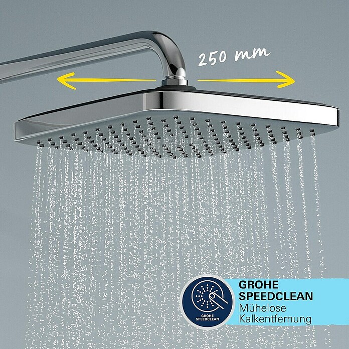 Grohe Vitalio Comfort Combinado de ducha (Distancia entre orificios: 101,6 cm, Cromo) | BAUHAUS