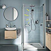 Grohe Vitalio Comfort Sistema de ducha (Distancia entre orificios: 62 cm, Número de tipos de chorro: 2 ud., Cromo) | BAUHAUS