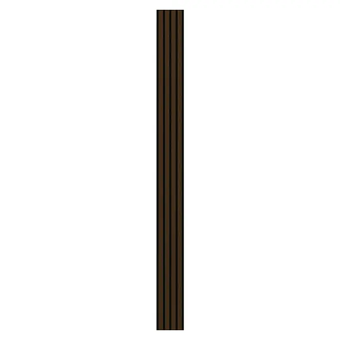 Wandpaneel Outdoor - Brown, WPC, 2.350 x 219 x 26 mm - Elegante Akustikpaneele für Wandgestaltung. Die Paneele sind aus Holz und sorgen für eine angenehme Raumakustik und ein stilvolles Ambiente.