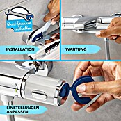 Grohe Vitalio Comfort Combinado de ducha (Distancia entre orificios: 101,6 cm, Cromo) | BAUHAUS