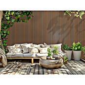 Wandpaneel Outdoor (Light Brown, WPC, 2.350 x 219 x 26 mm) | BAUHAUS