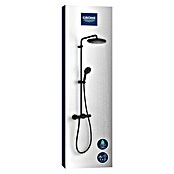 Grohe Vitalio Start Sistema de ducha (Altura: 101,6 cm, Con termóstato, Número de tipos de chorro: 2 ud., Negro) | BAUHAUS