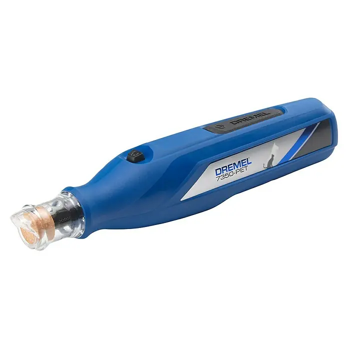 Dremel Krallenpflege-Set 7350 PET - 3,6 V, 12.000 U/min - Dremel 7350-PET Akku-Krallenpflegeset für Haustiere, ideal für sicheres und schonendes Kürzen der Krallen von Hunden und Katzen.