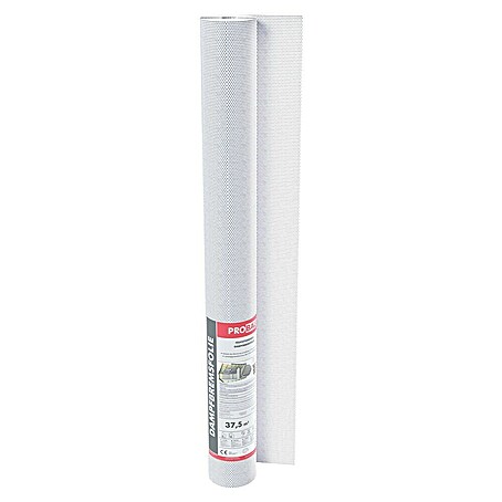 Probau Dampfbremsfolie (Max. Anwendungsfläche: 37,5 m², 25 x 1,5 m, Spinnvlies, Selbstregulierend, Stärke: 0,2 mm)