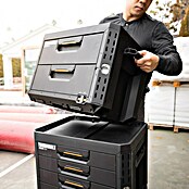ToughBuilt StackTech Gereedschapskist (b x d x h: 56 x 43 x 42 cm, Kunststof, Aantal schuifladen: 2 st.) | BAUHAUS
