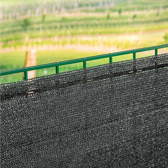 Windhager Zaunblende ScreenX (5 x 1 m, Anthrazit, Kunststoff) | BAUHAUS