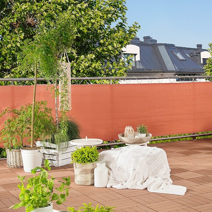 Windhager Zaštita od pogleda za balkon Sylt  (Terakota, 5 x 0,9 m, Značajke proizvoda: Rola) | BAUHAUS