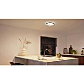 Philips Hue LED-Panel rund Tento (16,6 W, Ø x H: 29,1 x 3,2 cm, Schwarz, Warmweiß) | BAUHAUS