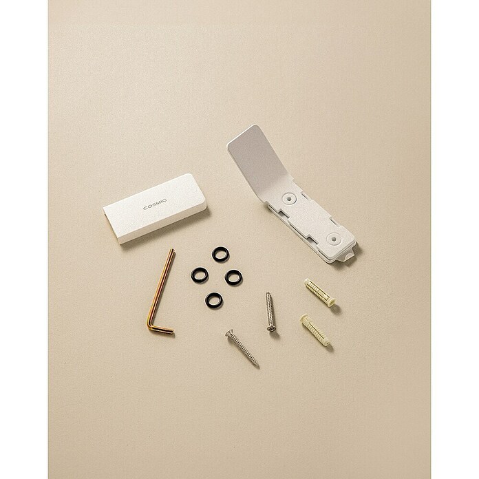 Cosmic Toallero de gancho Nea (1 ud., Blanco, Mate) | BAUHAUS