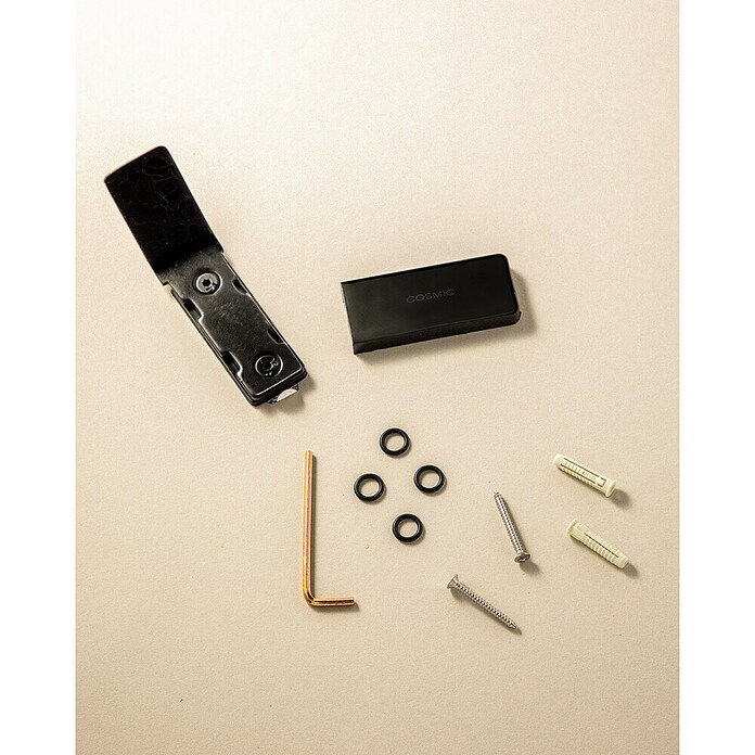 Cosmic Toallero de gancho Nea (1 ud., Negro, Mate) | BAUHAUS
