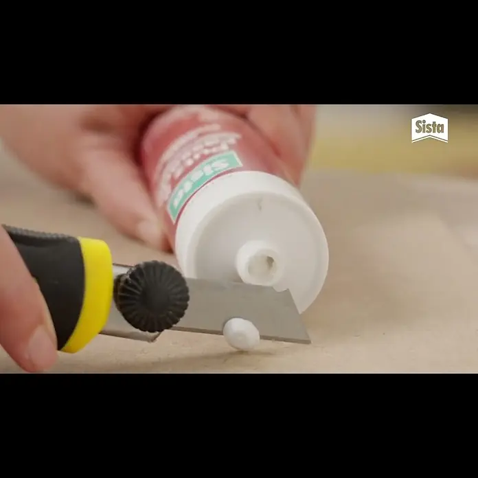 Sista Acryl Putz & Fassade - Altweiß, 280 ml - #Sista Putz & Fassade Altwei | Kartusche, 280ml | #Anwendungsvideo