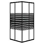 Eckdusche (80 x 90 x 190 cm, Schwarz) | BAUHAUS