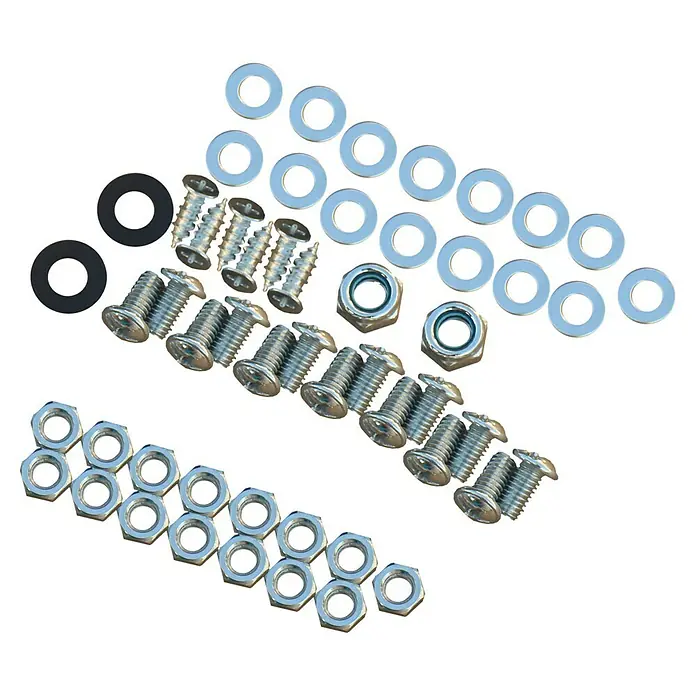 Schrauben-Set - Passend für: Kingstone Kugelgrill Bullet 57 - Schrauben, Muttern und Unterlegscheiben: Ein Set zur sicheren Befestigung und Montage von Bauteilen.