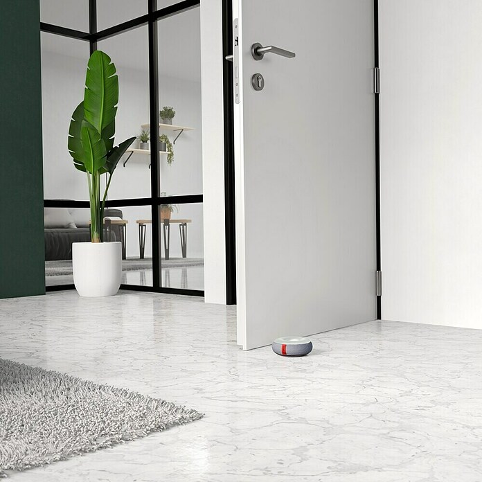 Walteco Stoper za vrata Doornut  (Ø x V: 106 x 42 mm, Srebrna) | BAUHAUS