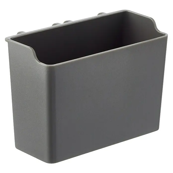 Elfa Garage+ by Elfa Kleinteileeinsatz Becher für Lochwand - L x B x H: 5,9 x 11,2 x 8 cm, Grau matt - Grauer Organizer zur Aufbewahrung von Gegenständen. Er ist schlicht und funktionell, ideal für Büro oder Zuhause.