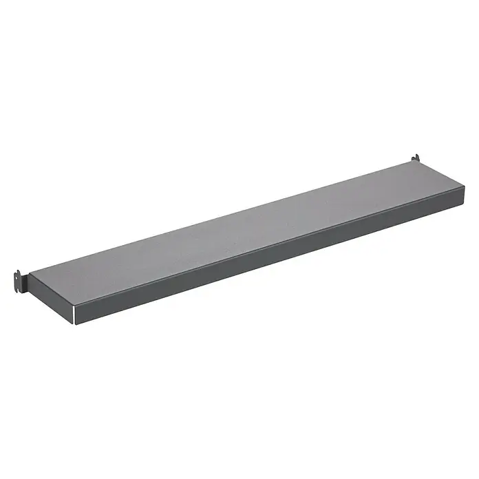 Elfa Décor+ by Elfa Regalboden - L x B x H: 11,7 x 60 x 2,6 cm, Grau - Graue rechteckige LED-Leuchte für den Innenbereich. Sorgt für eine moderne Beleuchtung in jedem Raum.