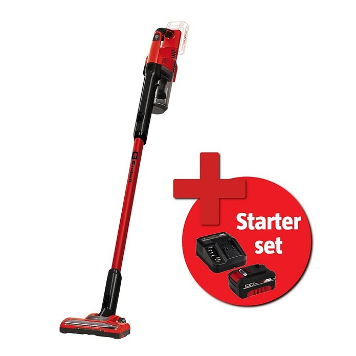 Einhell PXC 18V Akumulatorski sesalnik TE-SV 18 Li-solo + baterija  () | 2297 - Akkumaschinen sonstige | BBDI - Akkugeräte | BBD - Elektro WZ/Großmaschinen | BB - ElektroWZ/Großmaschinen | B - Werkz/Masch/Maschzubeh/Auto | BAUHAUS
