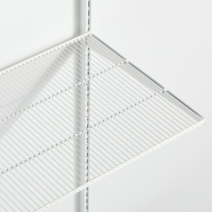 Elfa Garage+/Décor+ by Elfa Gitterfachboden (L x B x H: 40 x 45 x 1,4 cm, Matt weiß, Passend für: Regalsystem Garage+/Décor+ by Elfa) | BAUHAUS