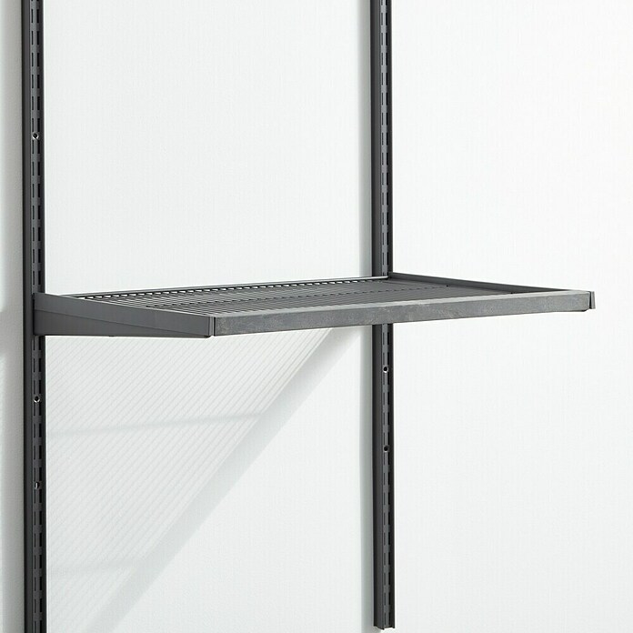 Elfa Garage+ by Elfa Abdeckleiste (L x B x H: 2,6 x 60 x 2,5 cm, Mattes grau, Passend für: Regalsystem Garage+ by Elfa) | BAUHAUS