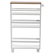 Versa Carro de cocina (L x An x Al: 50 x 15 x 79 cm, Blanco) | BAUHAUS