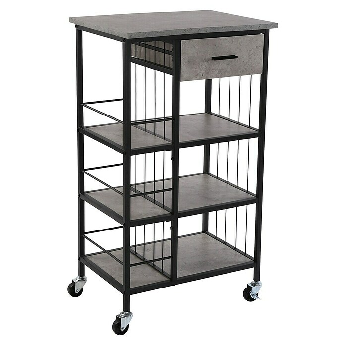 Versa Carro de cocina (L x An x Al: 50 x 37 x 89,5 cm, Gris) | BAUHAUS