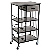Versa Carro de cocina (L x An x Al: 50 x 37 x 89,5 cm, Gris) | BAUHAUS