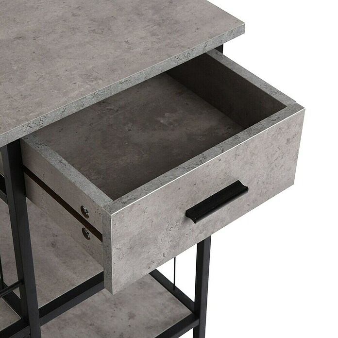 Versa Carro de cocina (L x An x Al: 50 x 37 x 89,5 cm, Gris) | BAUHAUS