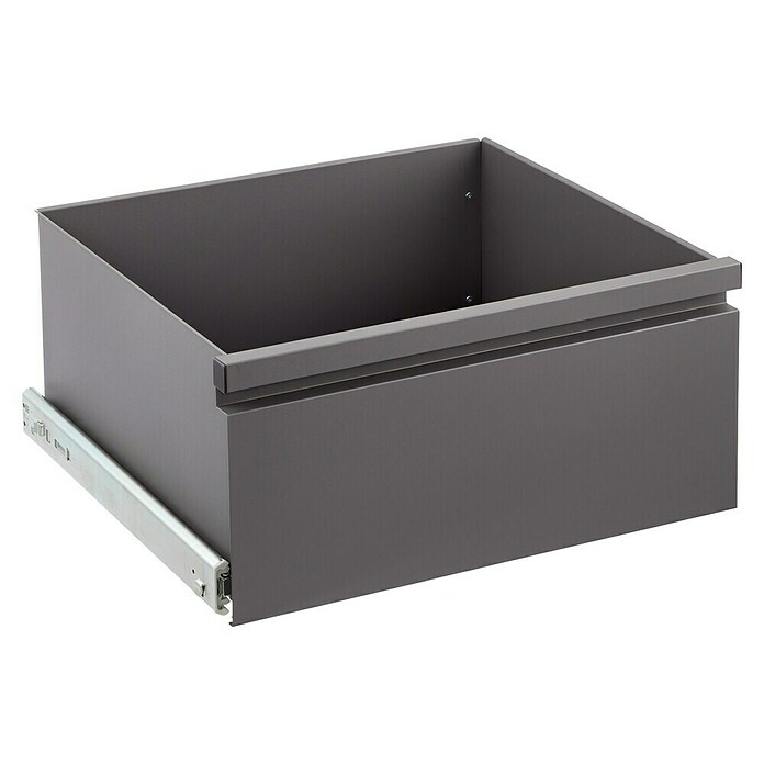 Elfa Garage+ by Elfa Schublade (49,7 x 55,6 x 25,1 cm, Grau matt) | BAUHAUS