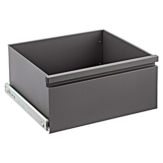Elfa Garage+ by Elfa Schublade (49,7 x 55,6 x 25,1 cm, Grau matt)