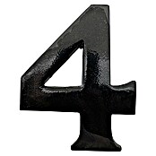 Micel Número 10 cm (4, Negro)