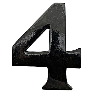 Micel Número 10 cm (4, Negro)