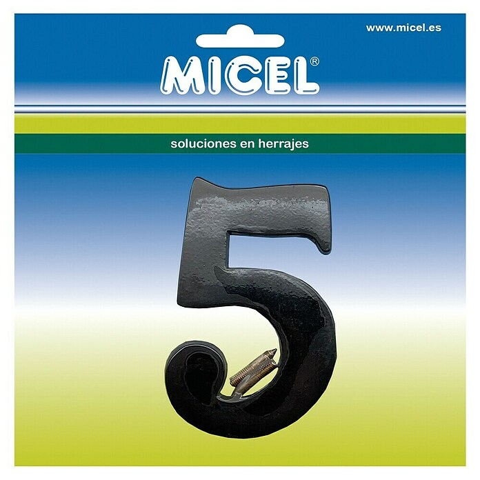 Micel Número (5, Negro)