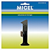 Micel Número 10 cm (1, Negro)