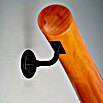 Micel Soporte de pasamanos PMN3 (Zamak, Negro) | BAUHAUS