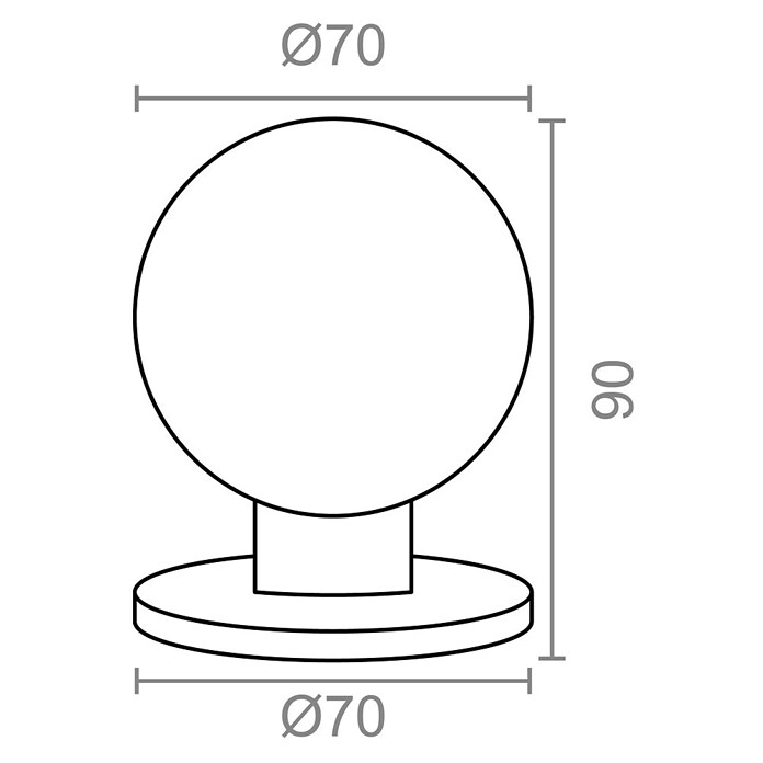 Micel Pomo para puerta 10001 (L x An: 7 x 7 cm, Acero inoxidable)