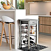 Versa Carro de cocina (L x An x Al: 40 x 40 x 82 cm, Gris) | BAUHAUS
