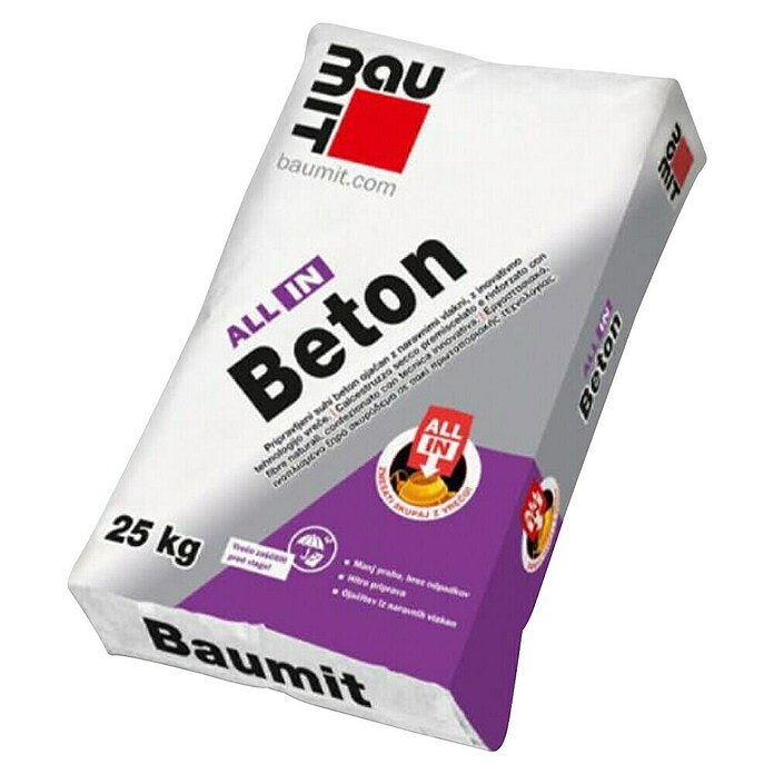 Baumit Suhi beton ALL IN  (25 kg) | 5547 - Marken Mörtel Bindemittel, Reparaturprodukte | FADA - Mauern Renov  Ausgleichen | FAD - Baustoffe | FA - Baustoffe | F - Baustoffe | BAUHAUS