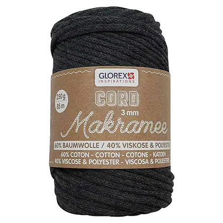 Glorex Wolle Makramee-Cord