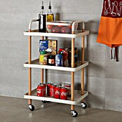 Versa Carro de cocina (L x An x Al: 53,5 x 36 x 85 cm, Blanco) | BAUHAUS