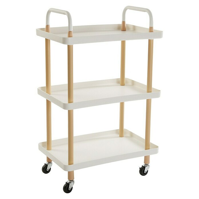 Versa Carro de cocina (L x An x Al: 53,5 x 36 x 85 cm, Blanco) | BAUHAUS