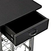 Versa Carro de cocina (L x An x Al: 40 x 40 x 82 cm, Negro) | BAUHAUS
