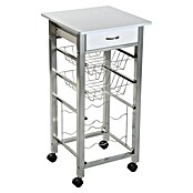 Carro de cocina (L x An x Al: 40 x 40 x 82 cm, Blanco) | BAUHAUS