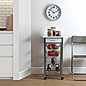 Carro de cocina (L x An x Al: 40 x 40 x 82 cm, Blanco) | BAUHAUS