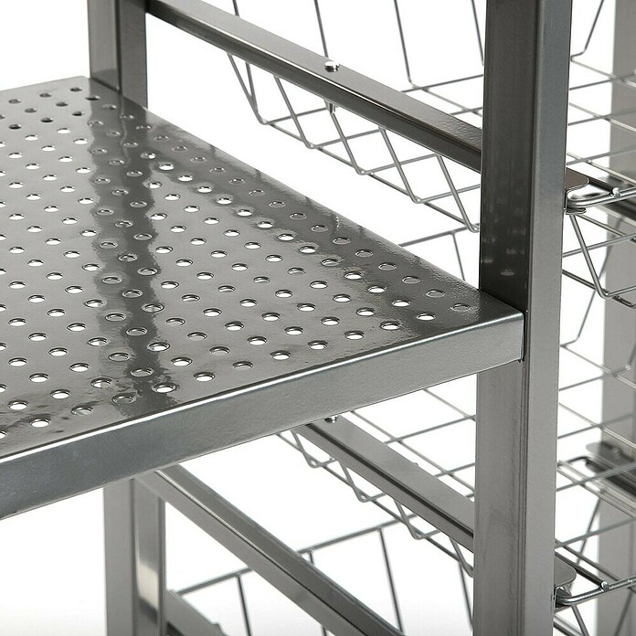 Versa Carro de cocina (L x An x Al: 76 x 40 x 82 cm, Gris) | BAUHAUS