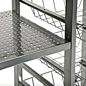 Versa Carro de cocina (L x An x Al: 76 x 40 x 82 cm, Gris) | BAUHAUS