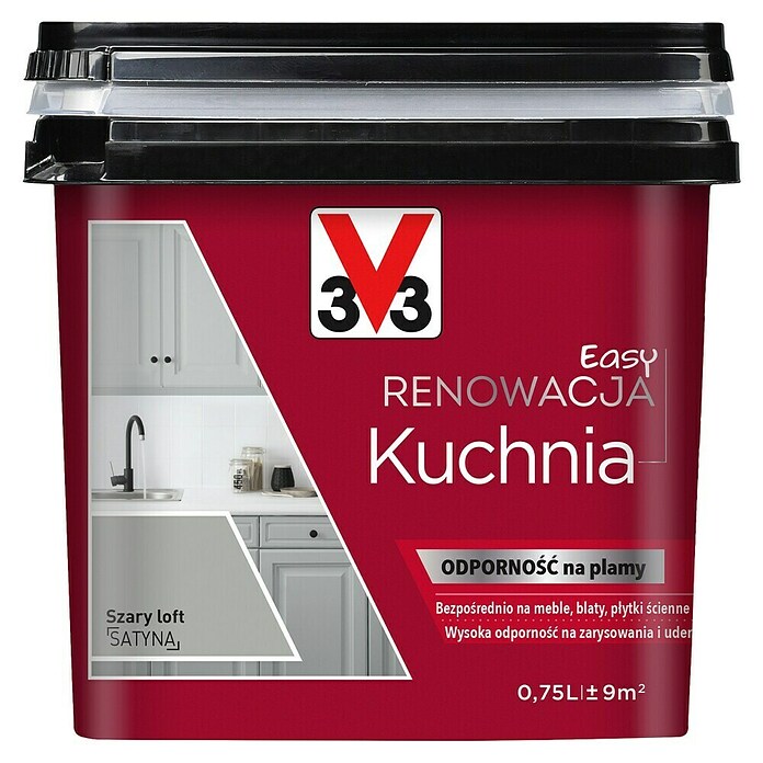V33 Obnovitvena barva Renovation Perfection  (Siva, 750 ml, Ustrezno za: Kuhinje) | 5915 - Sonstige Spezialfarben | HADH - Spezialfarben | HAD - Farben | HA - Farben | H - Innendeko/Farben | BAUHAUS